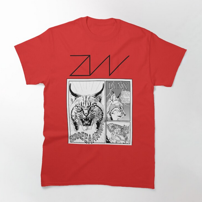 'LYNX' T-SHIRT - Red