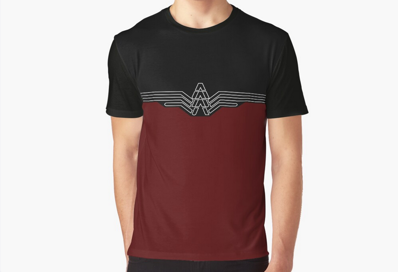 'WING' TSHIRT - Maroon